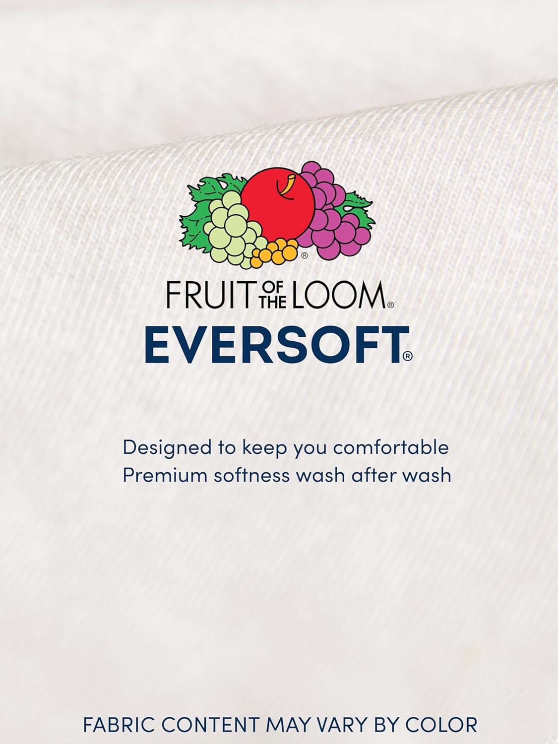 Fruit of the Loom mens Eversoft Cotton T-shirts (Big Tall Sizes) T Shirt, Big Tall - Crew Grey Heather, Large Tall US
