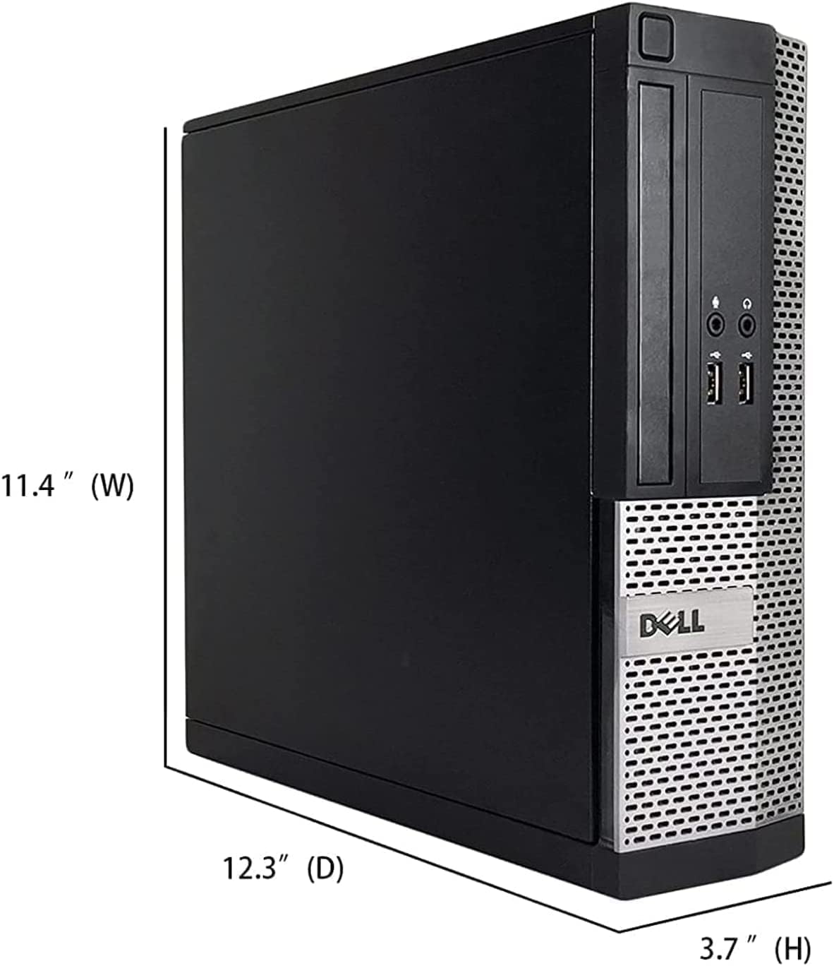 Dell OptiPlex Computer Desktop PC, Intel Core i5 3rd Gen 3.2 GHz, 16GB RAM, 2TB HDD, New 22 Inch LED Monitor, RGB Keyboard and Mouse, WiFi, Windows 10 Pro (Renewed) · v4