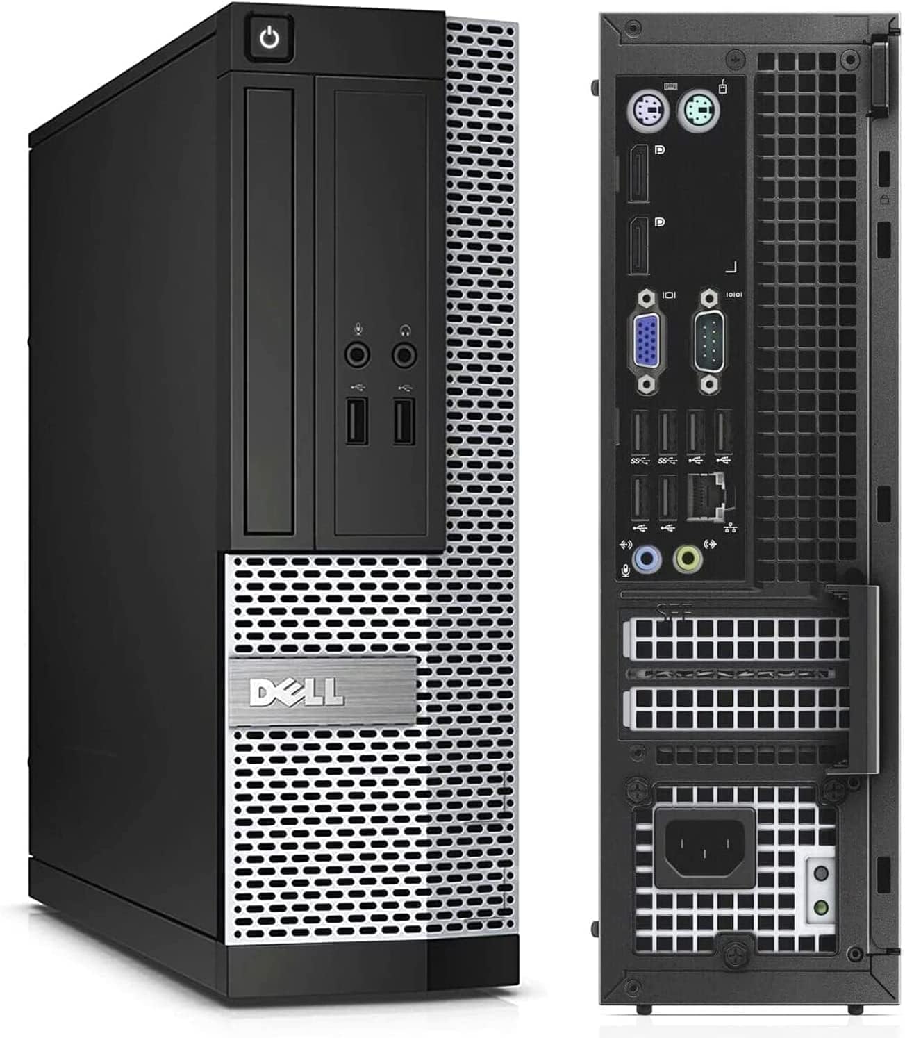 Dell OptiPlex Computer Desktop PC, Intel Core i5 3rd Gen 3.2 GHz, 16GB RAM, 2TB HDD, New 22 Inch LED Monitor, RGB Keyboard and Mouse, WiFi, Windows 10 Pro (Renewed) · v4