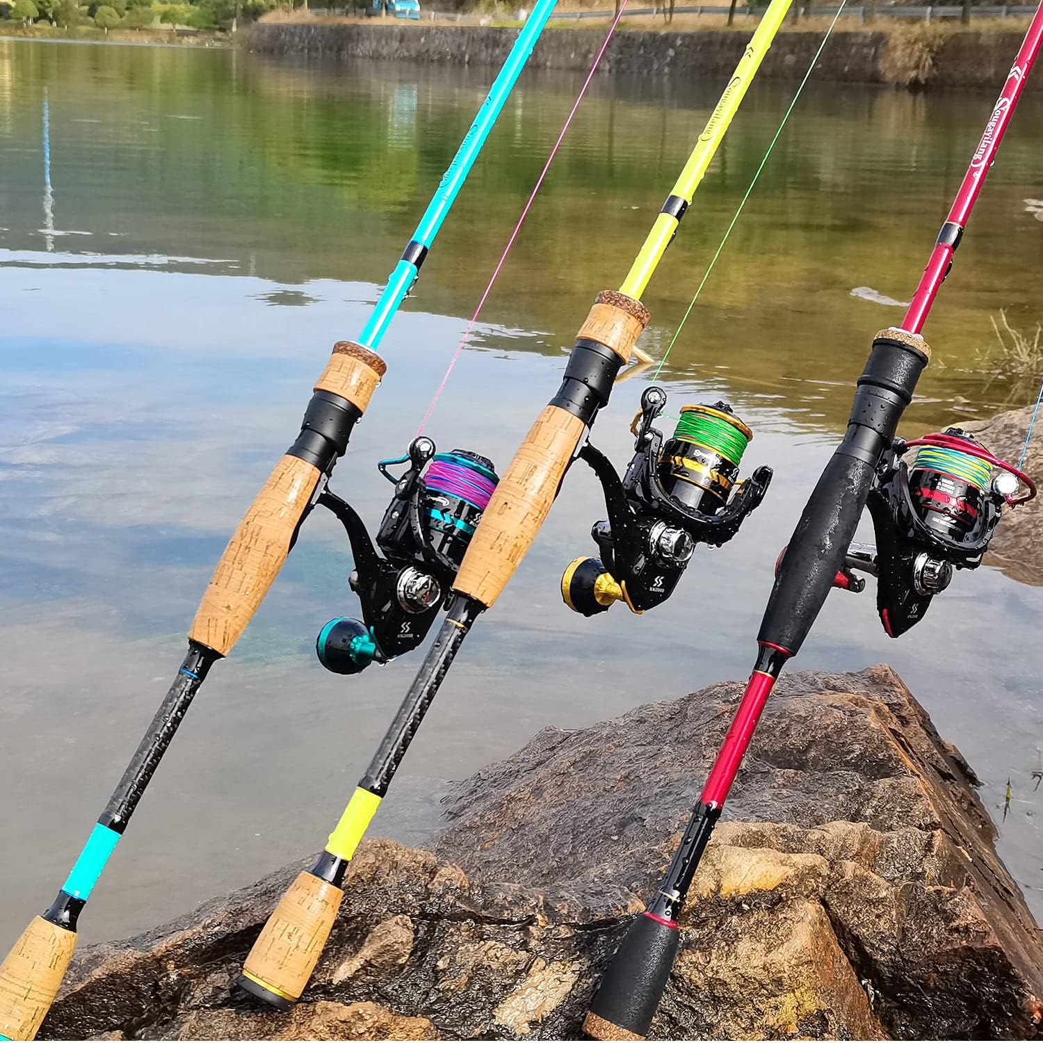 Sougayilang Fishing Rod and Reel Combo, Stainless Steel Guides Fishing Pole with Spinning Reel Combo for Freshwater and Saltwater · v2