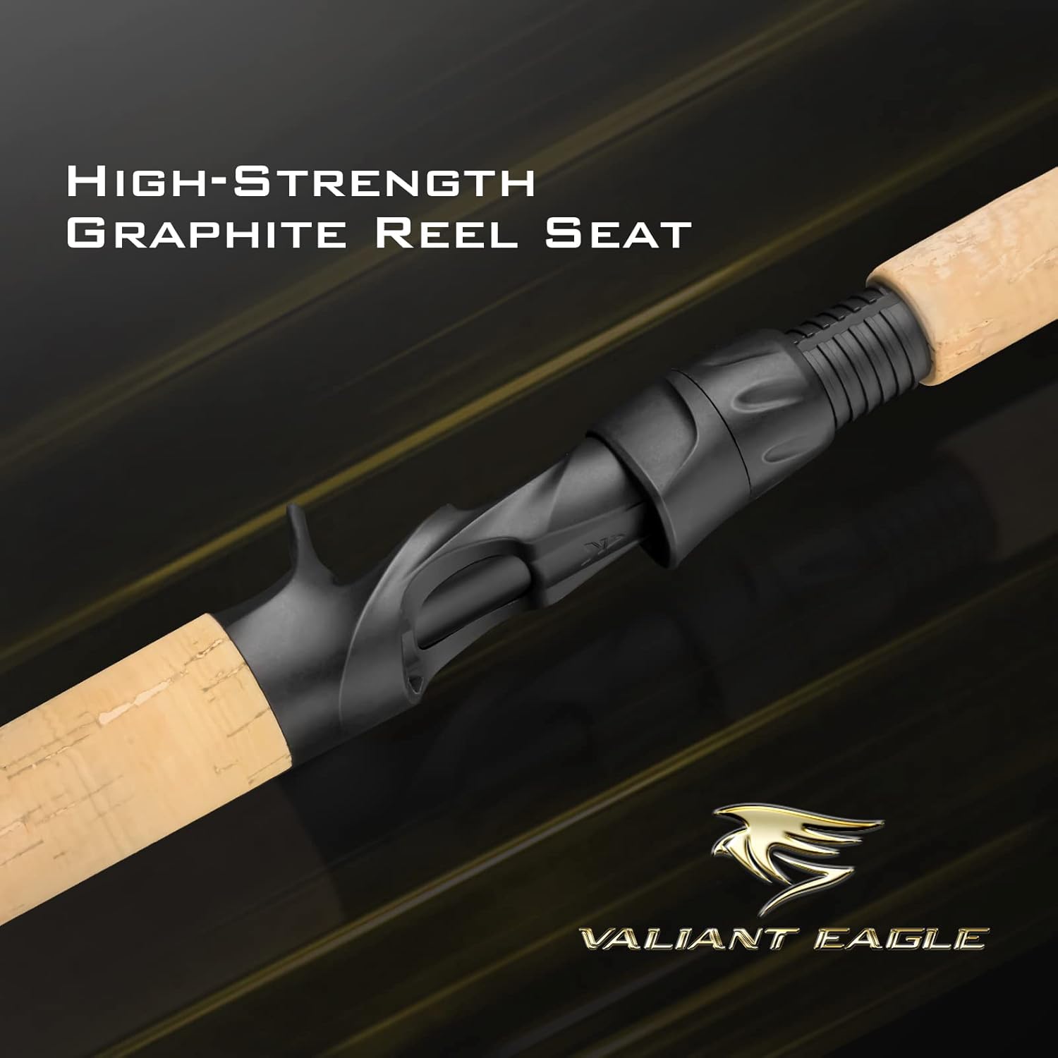 KastKing Valiant Eagle Passage Travel Fishing Rods, 4  6 Pc Pack Rods, Spinning, Casting and Fly Models, IM6 Graphite Blank, Ti Oxide LTS Ring Guides, Beautiful Cork Handles amp; Zippered Travel Case · v3