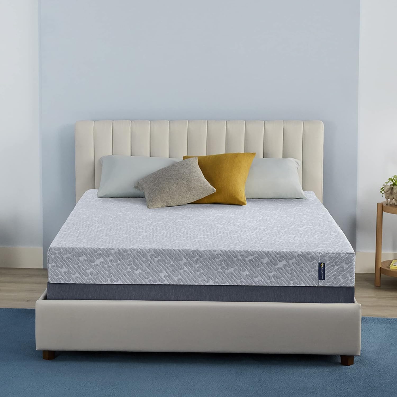 Serta - 7 inch Cooling Gel Memory Foam Mattress, Full Size, Medium-Firm, Supportive, CertiPur-US Certified, 100-Night Trial, for Ewe - Grey · v2