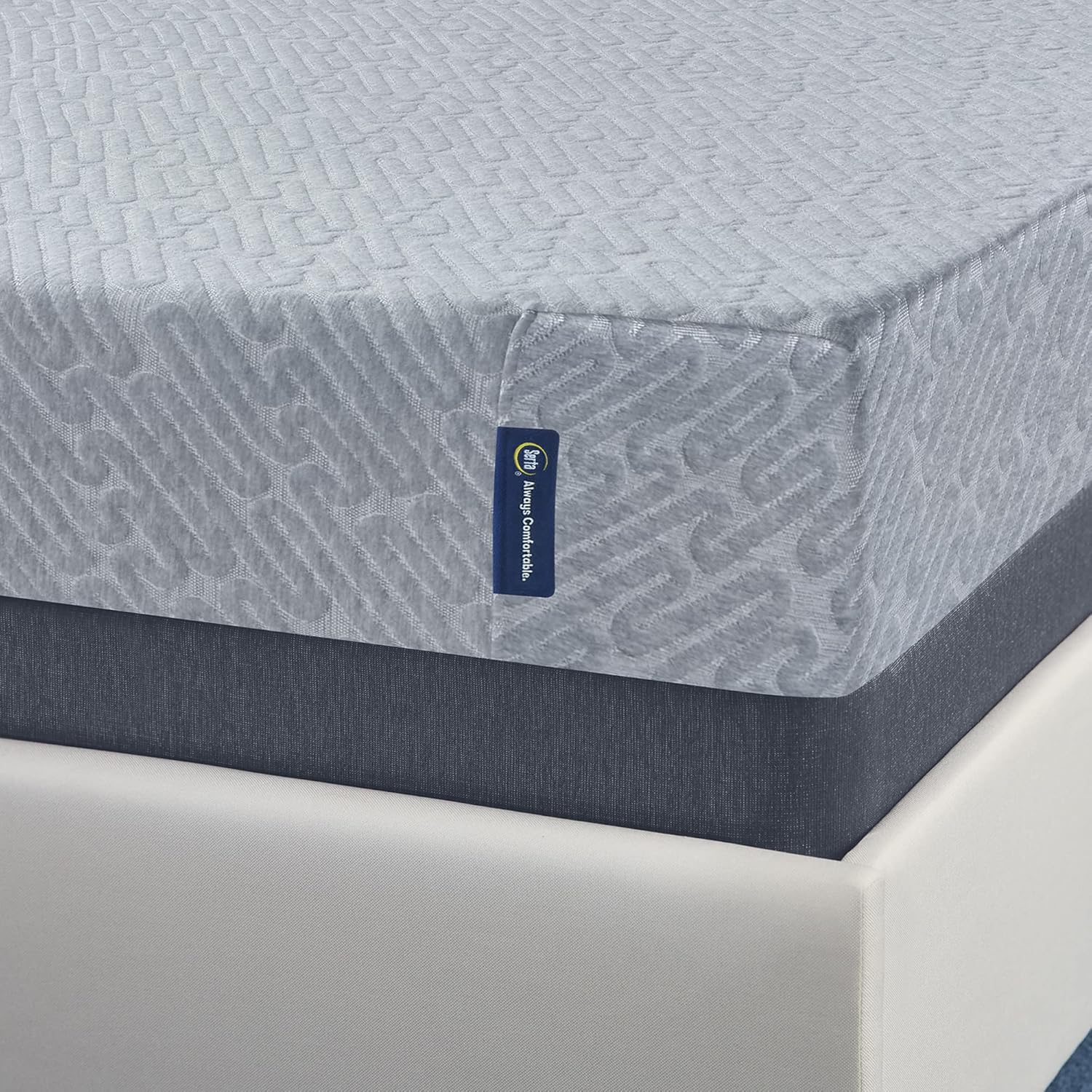Serta - 7 inch Cooling Gel Memory Foam Mattress, Full Size, Medium-Firm, Supportive, CertiPur-US Certified, 100-Night Trial, for Ewe - Grey · v2