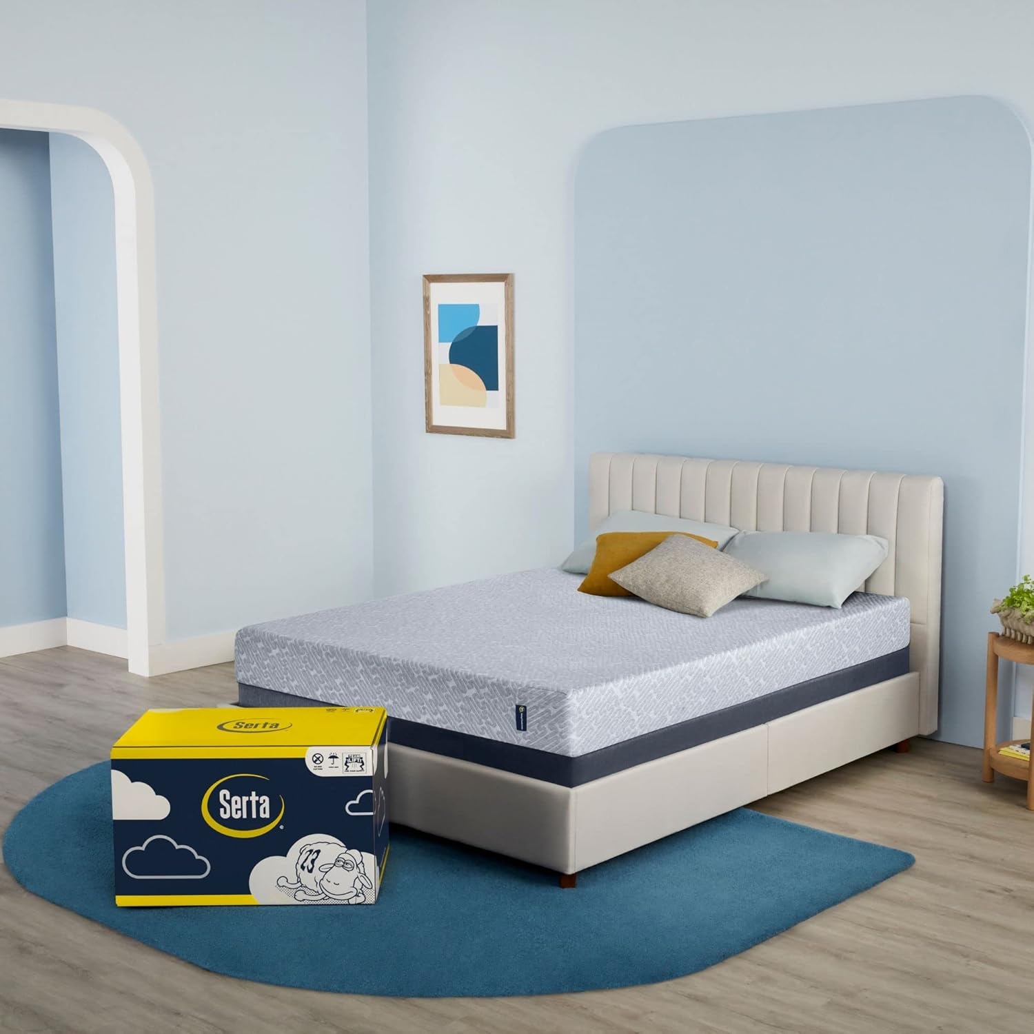 Serta - 7 inch Cooling Gel Memory Foam Mattress, Full Size, Medium-Firm, Supportive, CertiPur-US Certified, 100-Night Trial, for Ewe - Grey · v2