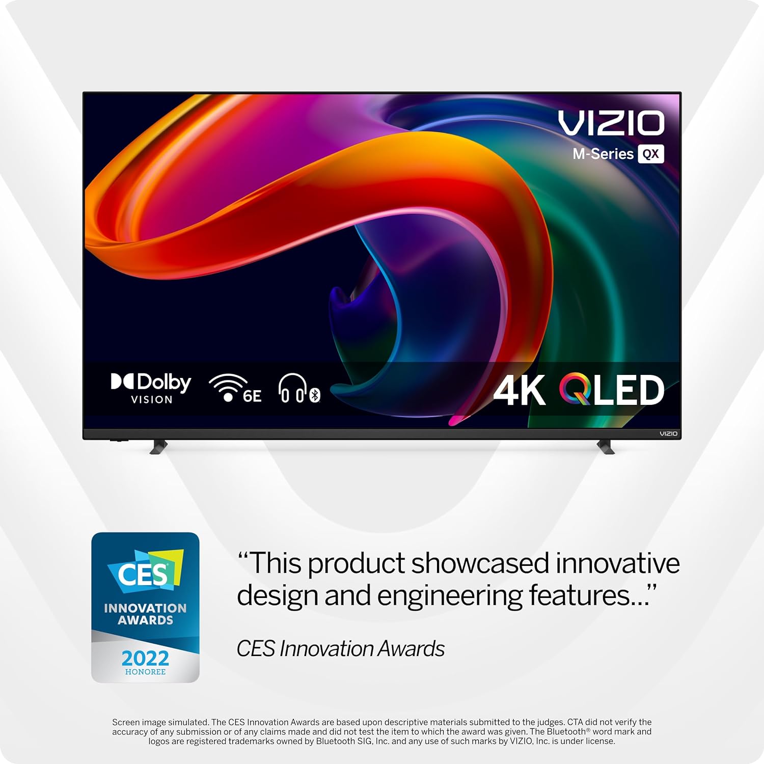 Smart TV VIZIO serie MQX 4K 120Hz QLED HDR10 da 50 pollici con Dolby Vision, Active Full Array, giochi per PC a 240 Hz a 1080p, WiFi 6E, Apple AirPlay, Chromecast integrato, M50QXM-K01, modello 2023