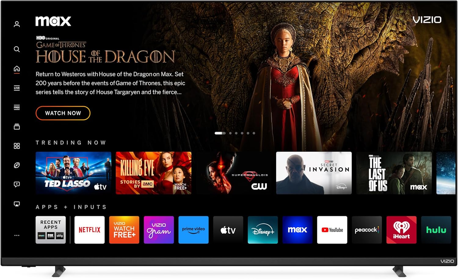 Smart TV VIZIO serie MQX 4K 120Hz QLED HDR10 da 50 pollici con Dolby Vision, Active Full Array, giochi per PC a 240 Hz a 1080p, WiFi 6E, Apple AirPlay, Chromecast integrato, M50QXM-K01, modello 2023