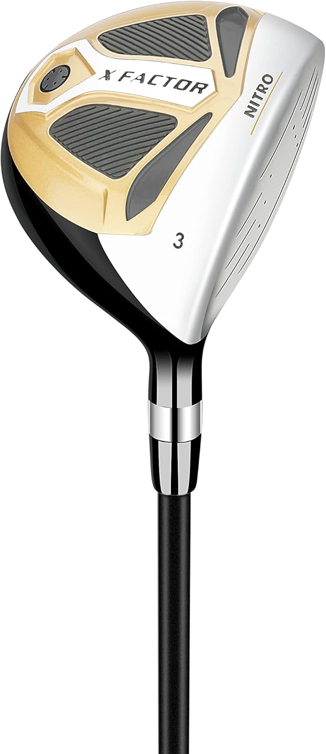 Nitro X Factor 13 Piece Golf Set All Graphite Mens, Right Handed, Gold/Silver · v2
