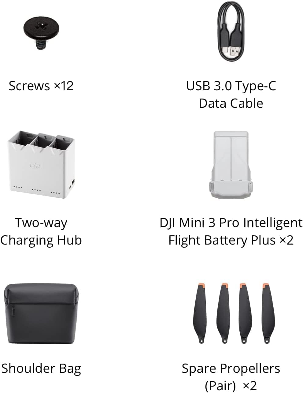 Original Mini 3 Pro Fly More Kit Plus for DJI Mini 3,Original Accessories (Plus version（Battery life 47-min）) · v7