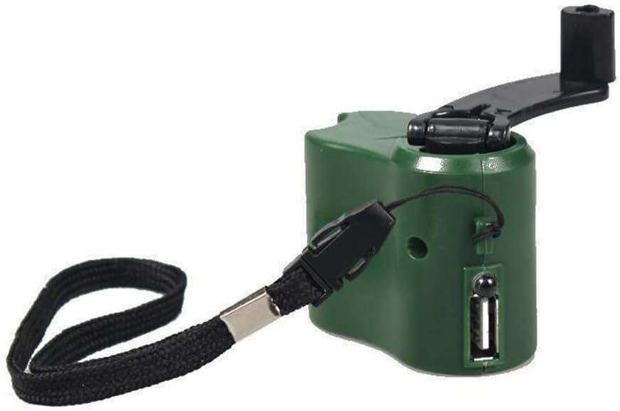 핸드 크랭크 발전기 5V 휴대용 핸드 크랭크 충전기 휴대전화, 비상 충전기 USB 충전기 핸드 크랭크 충전기 발전기 야외용 휴대전화 컴퓨터 충전