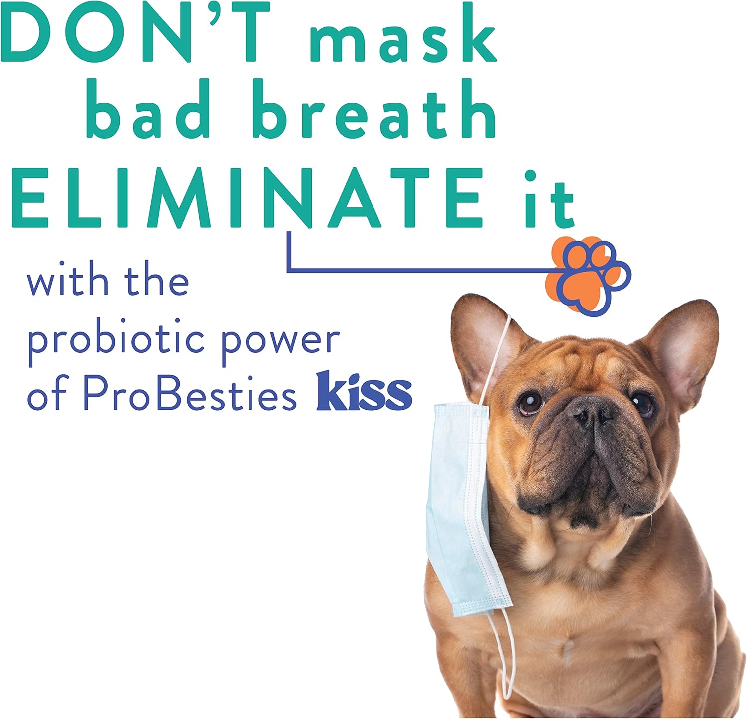 ProBesties Complete Oral Care for Dogs (sm), Probiotic Food Topper - Bad Breath Treatment for Dogs - Dog Breath Freshener  Probiotic Perio Support - Dog Bad Breath Eliminator · v2