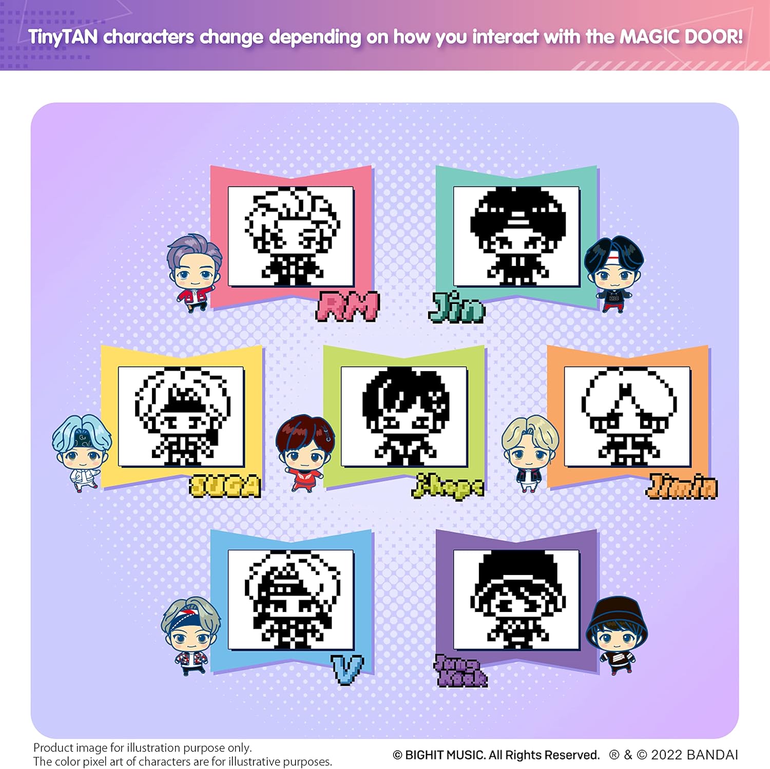 Tamagotchi Nano x TinyTAN - Purple · v4