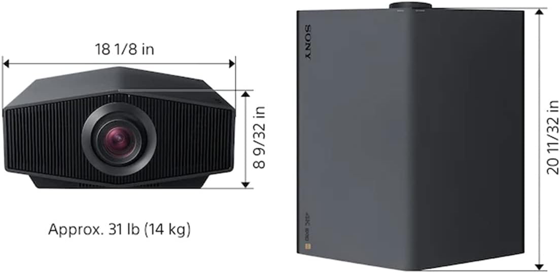 Sony VPL-XW5000ES 4K HDR Laser Home Theater Projector with Native 4K SXRD Panel, Black · v6