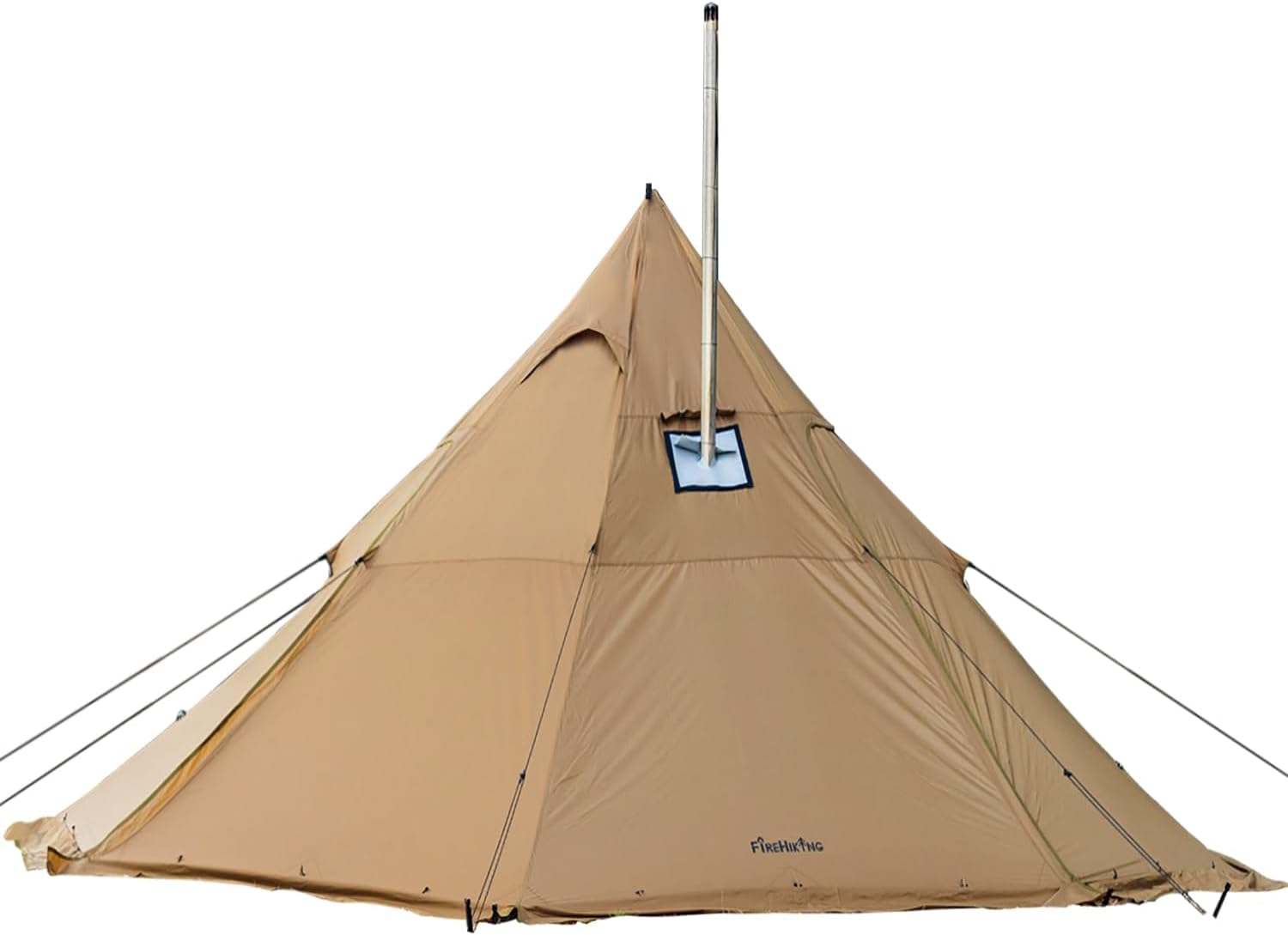 FireHiking Camping Hot Tent 4-8 Person Tipi Tent with Stove Jack for Bushcraft, Cooking and Heating · v5