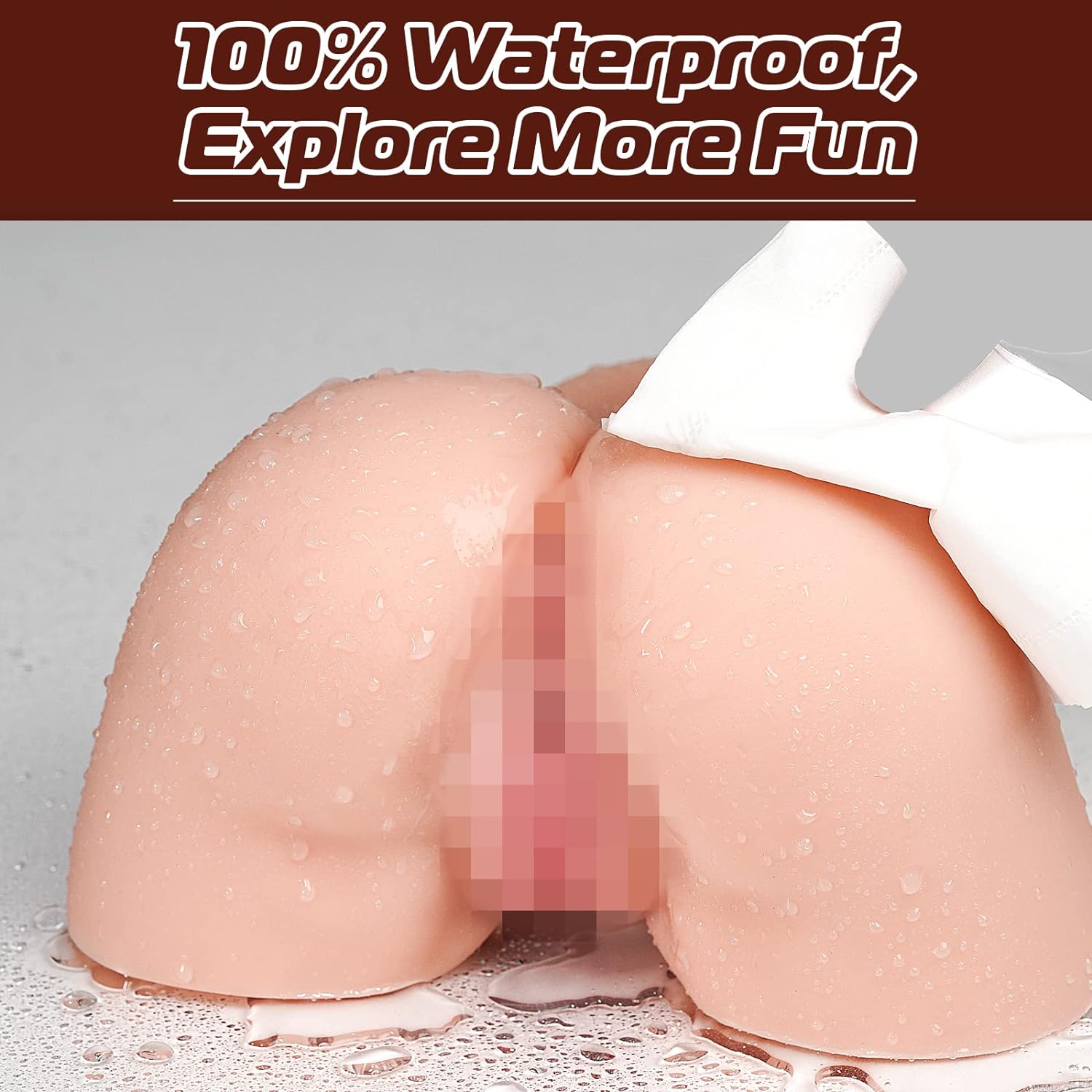 BIG SHOCKED Pocket Pussy for Men - Mens Sex Toys Male Masturbators Realistic Adult Toys Sex Doll Stroker 3D Lifelike Soft Butt with Vagina Anal Sex Pleasure Skin Color Adult Toy