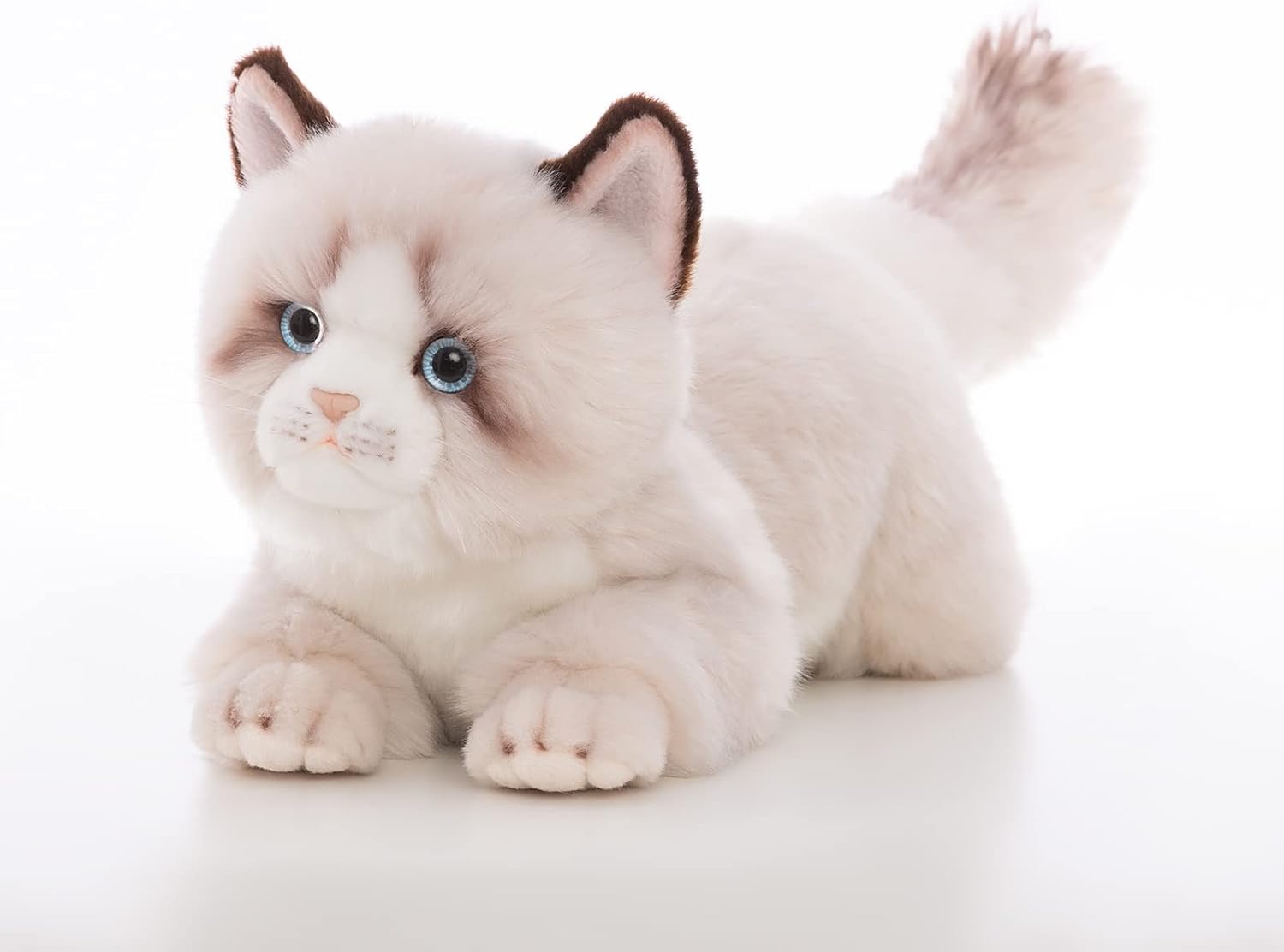 CU-MATE 20 Inch- Gray Ragdoll Cat Plush Stuffed Animal Toys -Realistic Ann Baker Cat Handmade Plush Toy Present Gift · v2