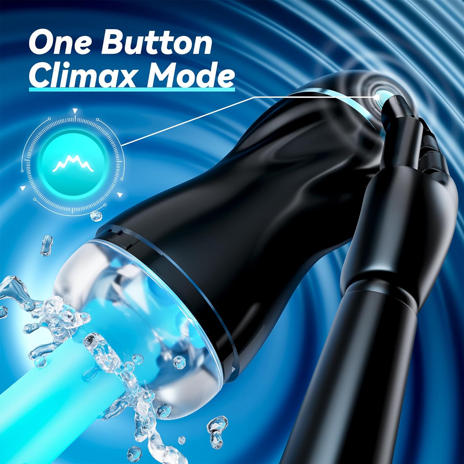 EINSEO Automatic Sucking Male Masturbators - Upgraded 7 Vibration  Suction Hands Free Pocket Pussy Male Stroker with 3D Realistic Textured, Blowjob Toy Mens Adult Male Sex Toys for Men (Black) · v2