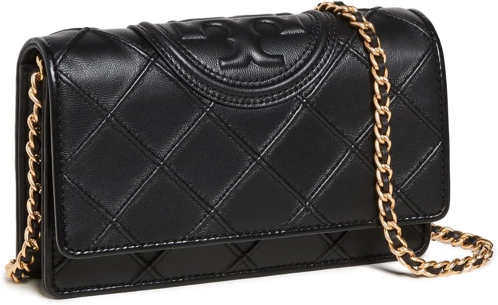 Tory Burch Womens Fleming Soft Chain Wallet