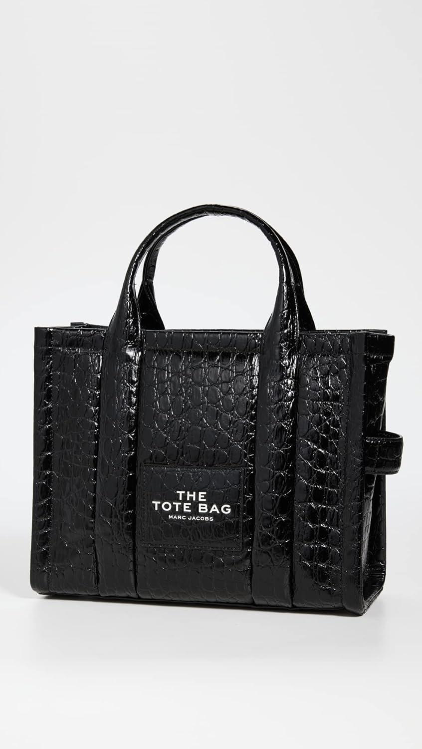 Marc Jacobs Womens The Croc-Embossed Medium Tote Bag · v3