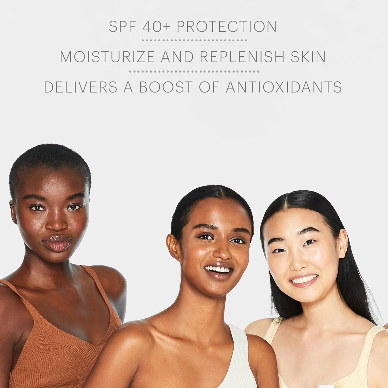 Glo Skin Beauty Oil Free SPF 40  Hyaluronic Acid Infused All Mineral Sunscreen - Protect Against Sun Damage  Aging Environmental Skin Stressors - Weightless, Invisible Finish · v2