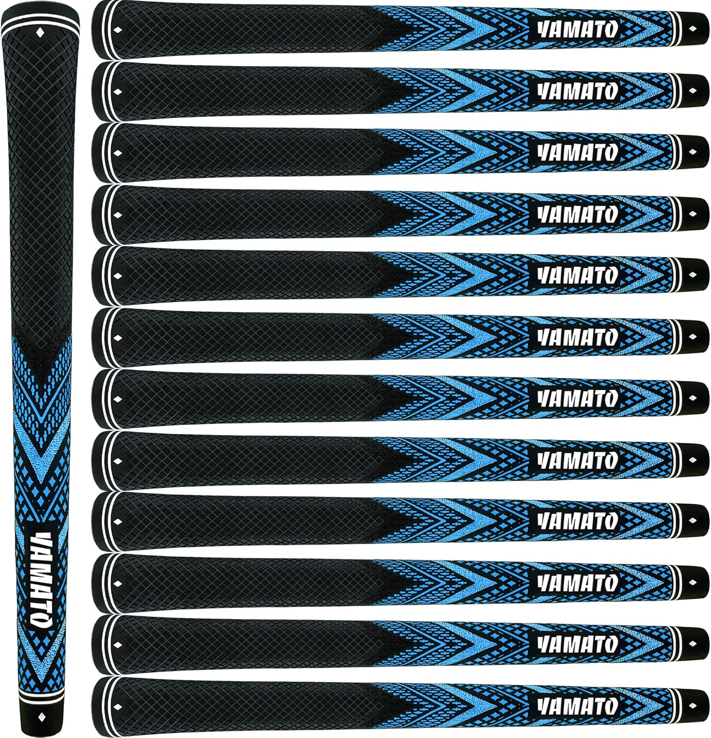 Lot de 13 poignées de golf innovantes Yamato de taille moyenne/standard, dotées d'un contrôle ferme par tous les temps et de poignées hautes performances pour un confort et une réactivité supérieurs, 4 couleurs disponibles