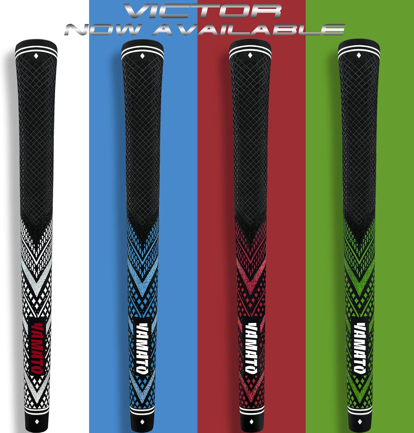 Lot de 13 poignées de golf innovantes Yamato de taille moyenne/standard, dotées d'un contrôle ferme par tous les temps et de poignées hautes performances pour un confort et une réactivité supérieurs, 4 couleurs disponibles