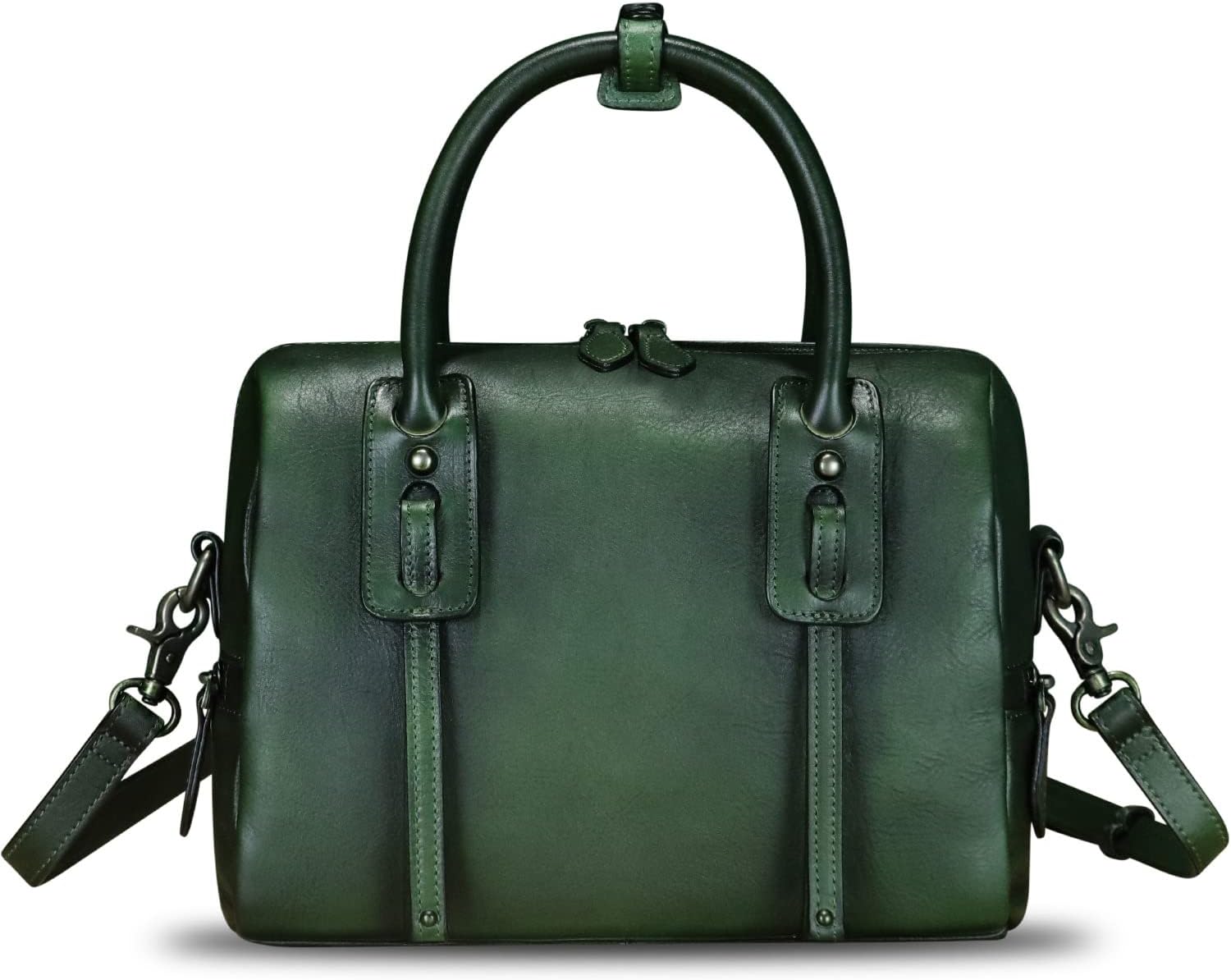 Genuine Leather Purses and Handbags for Women Vintage Real Leather Shoulder Bag Crossbody Satchel Purse with Strap · v2