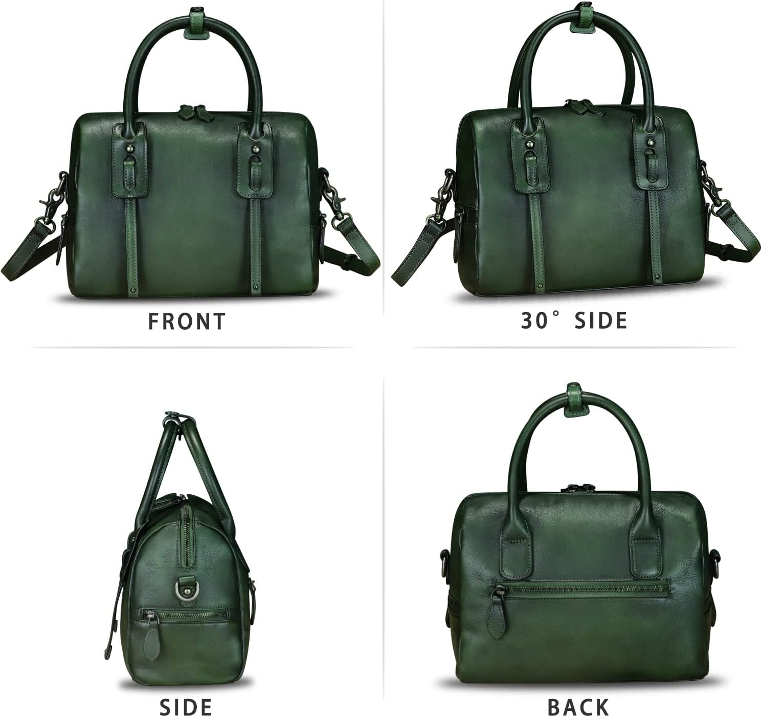 Geldbörsen und Handtaschen aus echtem Leder für Damen, Vintage-Schultertasche aus echtem Leder, Umhängetasche, Geldbörse mit Riemen