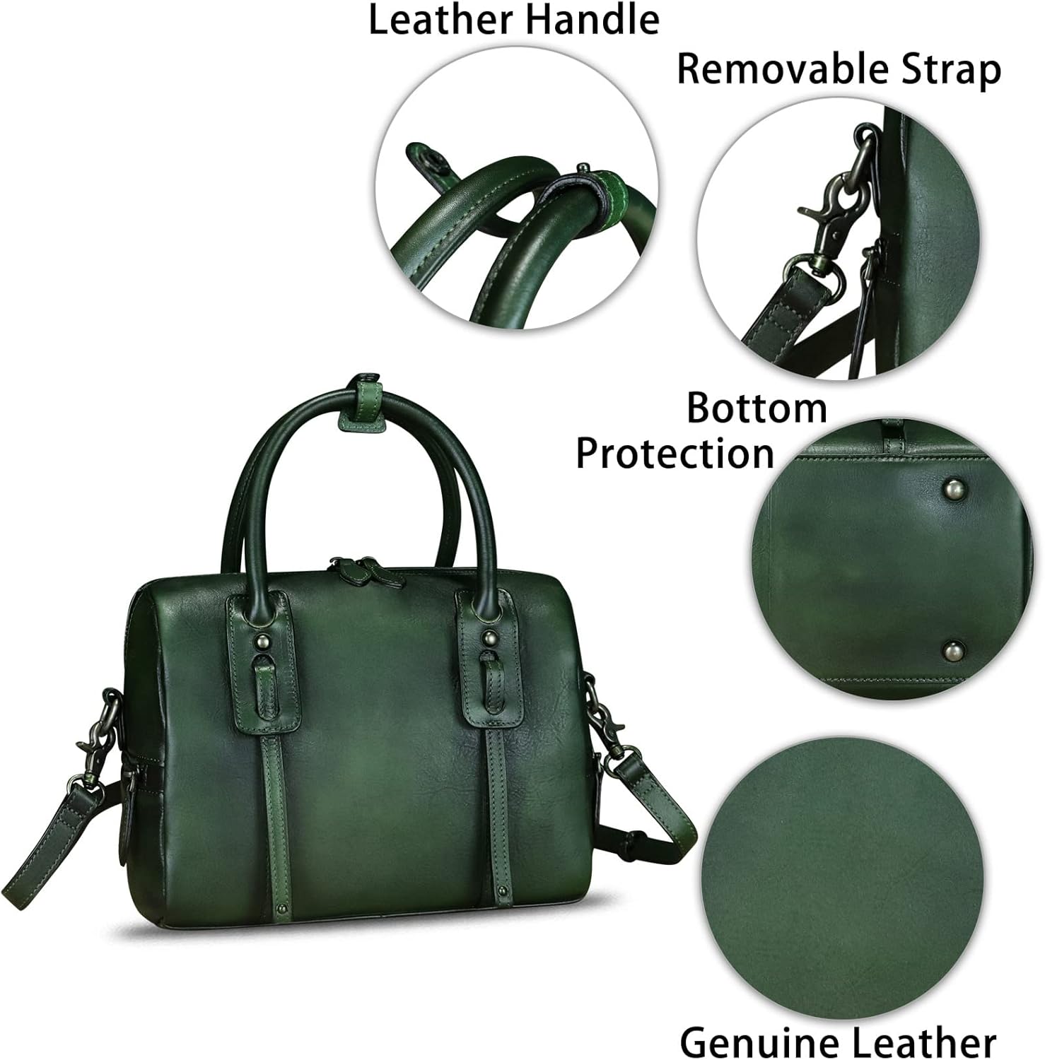 Geldbörsen und Handtaschen aus echtem Leder für Damen, Vintage-Schultertasche aus echtem Leder, Umhängetasche, Geldbörse mit Riemen