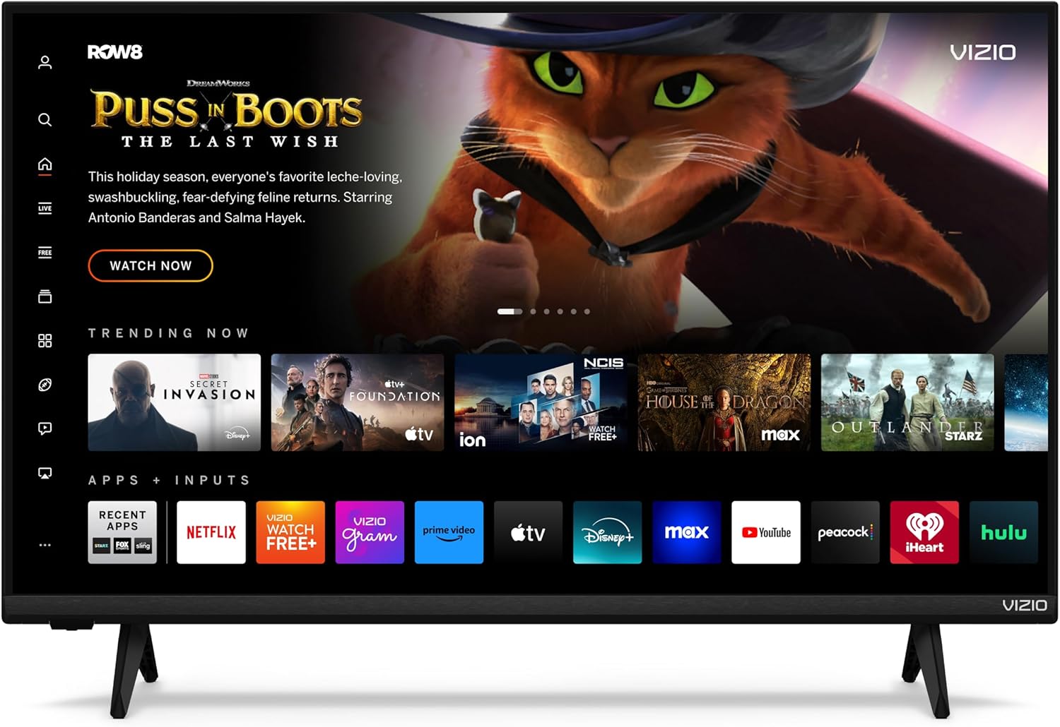 VIZIO 32-calowy telewizor Smart TV Full HD 1080p z wbudowanym Apple AirPlay i Chromecastem, kompatybilność z Alexa, D32FM-K01, model 2023