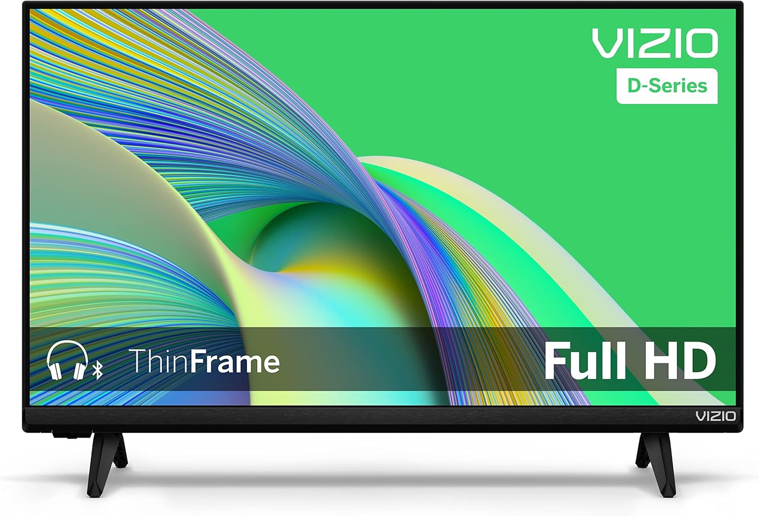 VIZIO 24-Zoll-FHD-LED-Smart-TV der D-Serie mit Bluetooth-Kopfhörerfähigkeit, AMD FreeSync Alexa-Kompatibilität, D24FM-K01, Modell 2023