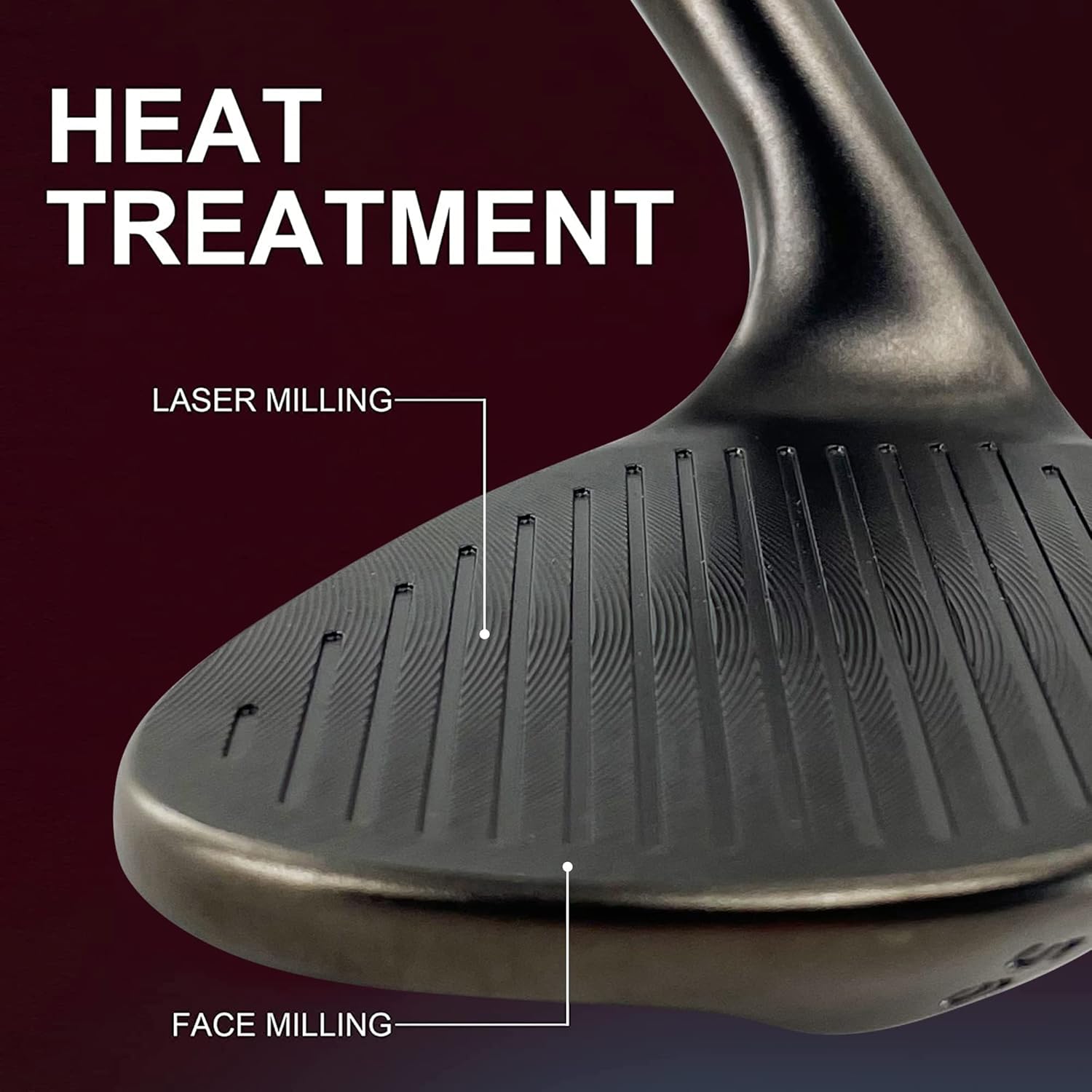 Ensemble de cales de golf Yamato ou de cales de golf individuelles 50/52/54/56/58/60 Ensembles de cales de golf Sand Wedge | Clubs de golf Lob Wedge pour hommes et femmes, face fraisée pour high spin
