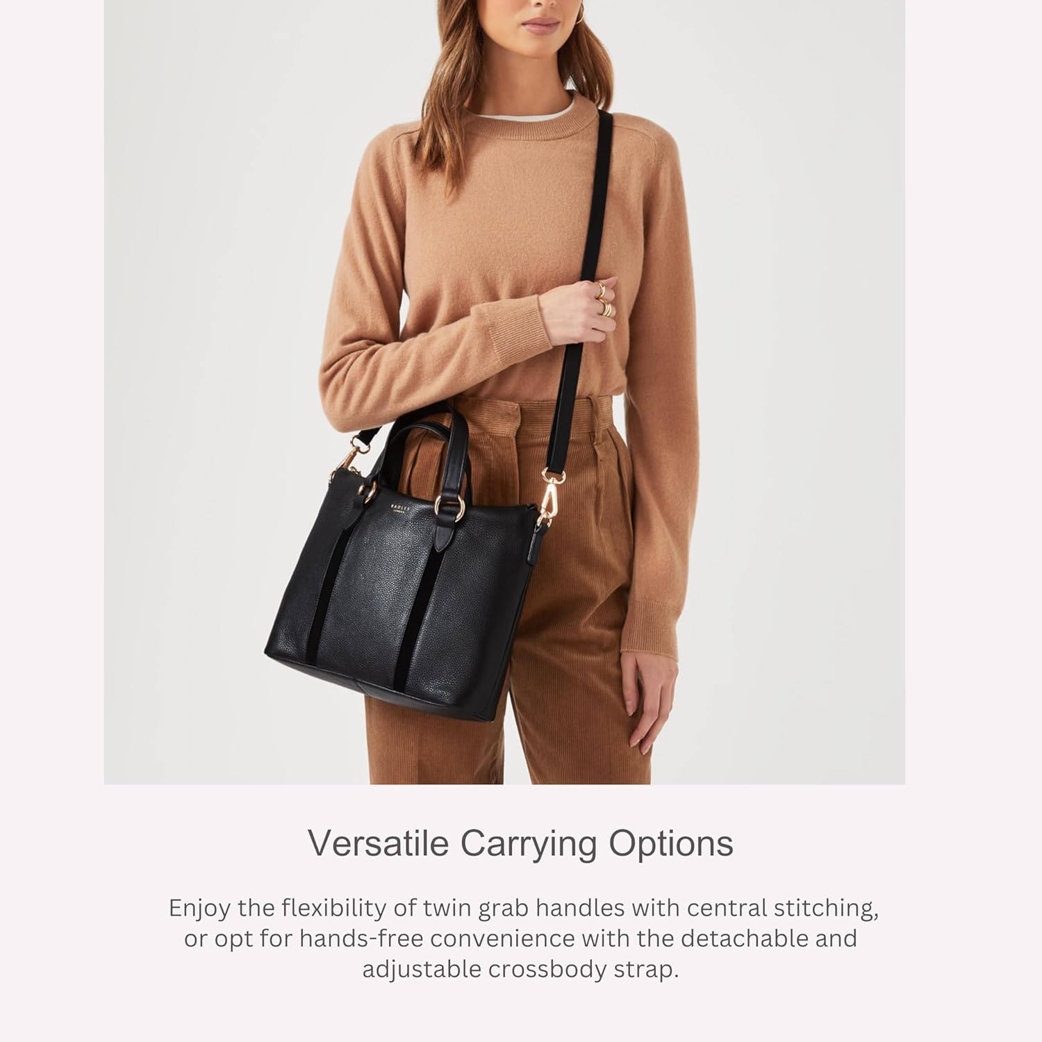 RADLEY London Westbourne middelgrote boekentas met ritssluiting voor dames - leren schoudertas, ideale middelgrote portemonnee