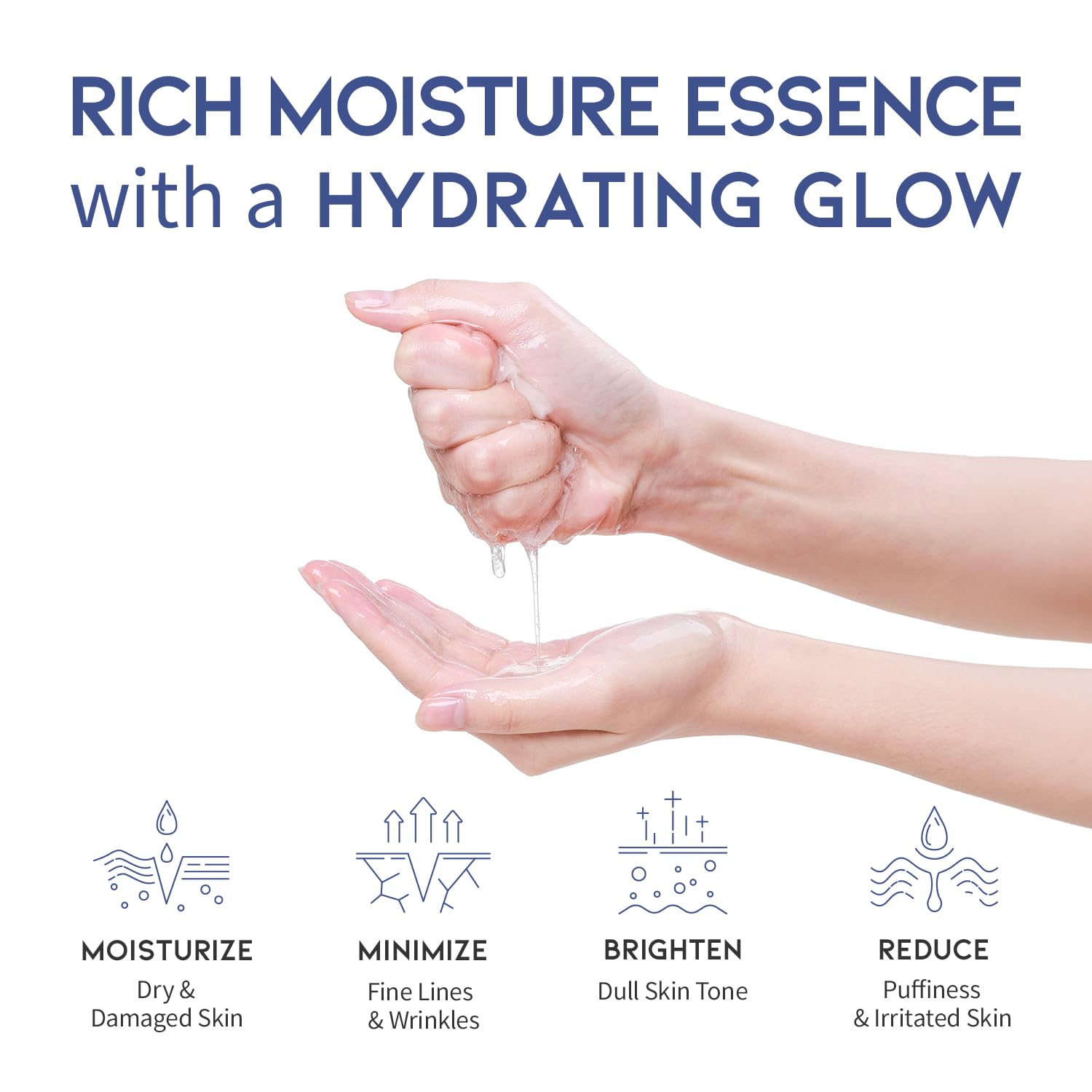 Collagen Hydrating Sheet Masks for Face Korean Anti Aging Mask Sheet for Dry Skin  Sensitive Skin, EVE Vegan, Not Tested on Animals, No Parabens, No Sulfates, Hyaluronic Acid, Witch Hazel 10EA · v3