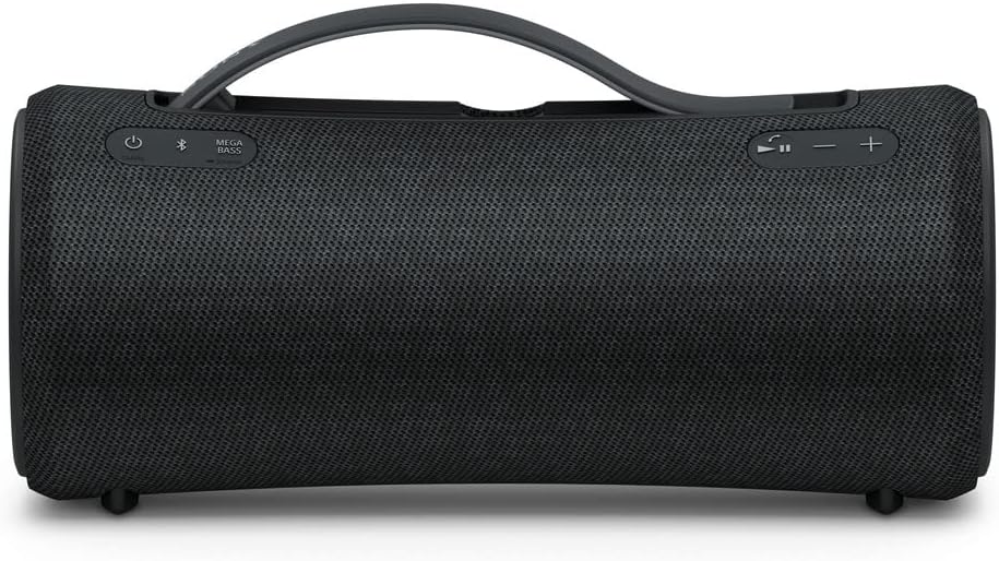 Sony SRS-XG300 X-Series Wireless Portable-Bluetooth Party-Speaker IP67 Waterproof and Dustproof with 25 Hour-Battery and Retractable Handle, Black- New · v4