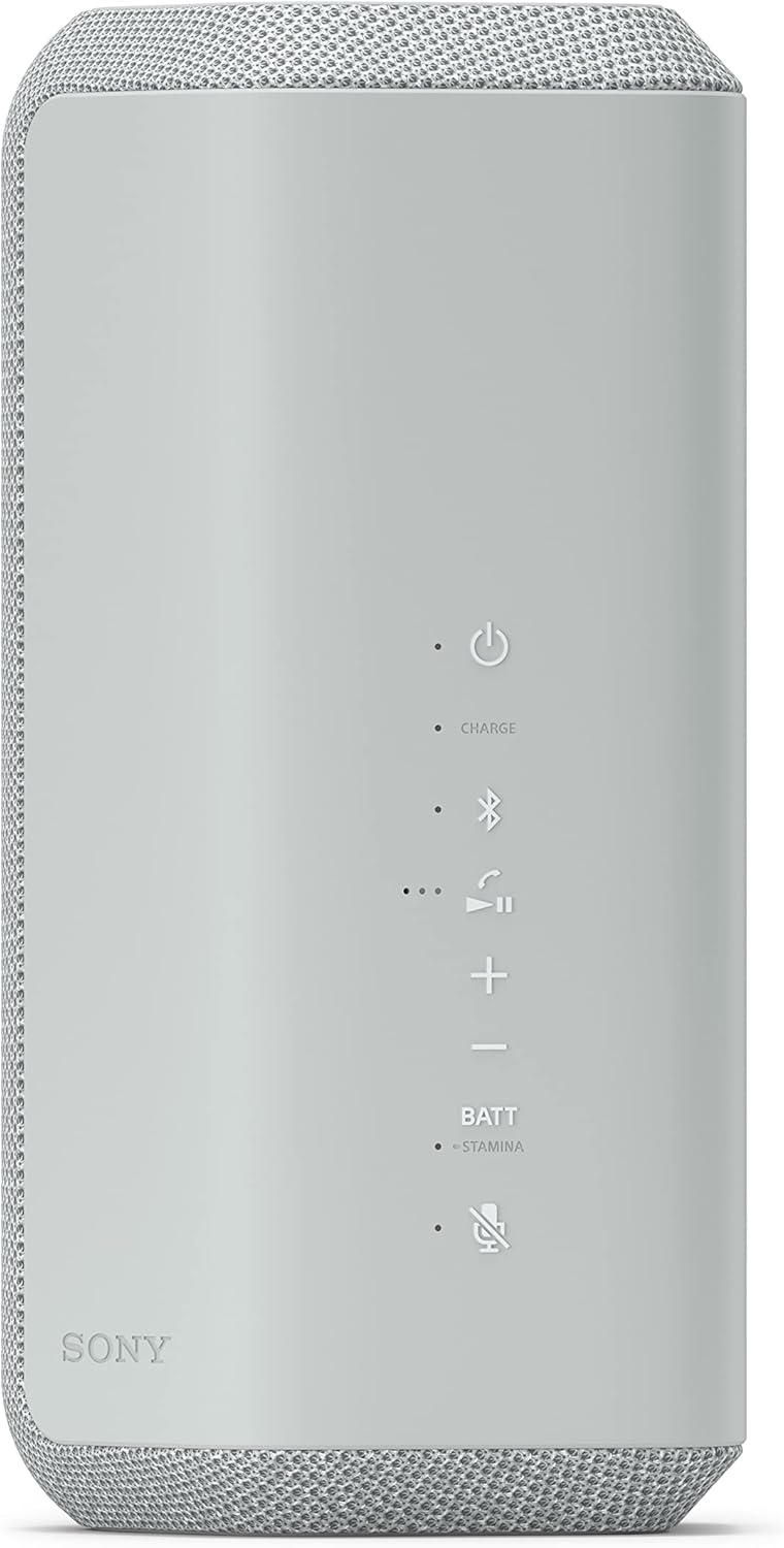 소니 SRS-XE300 X-시리즈 무선 휴대용 블루투스 스피커, IP67 방수, 방진 및 내충격성, 24시간 배터리, 라이트 그레이