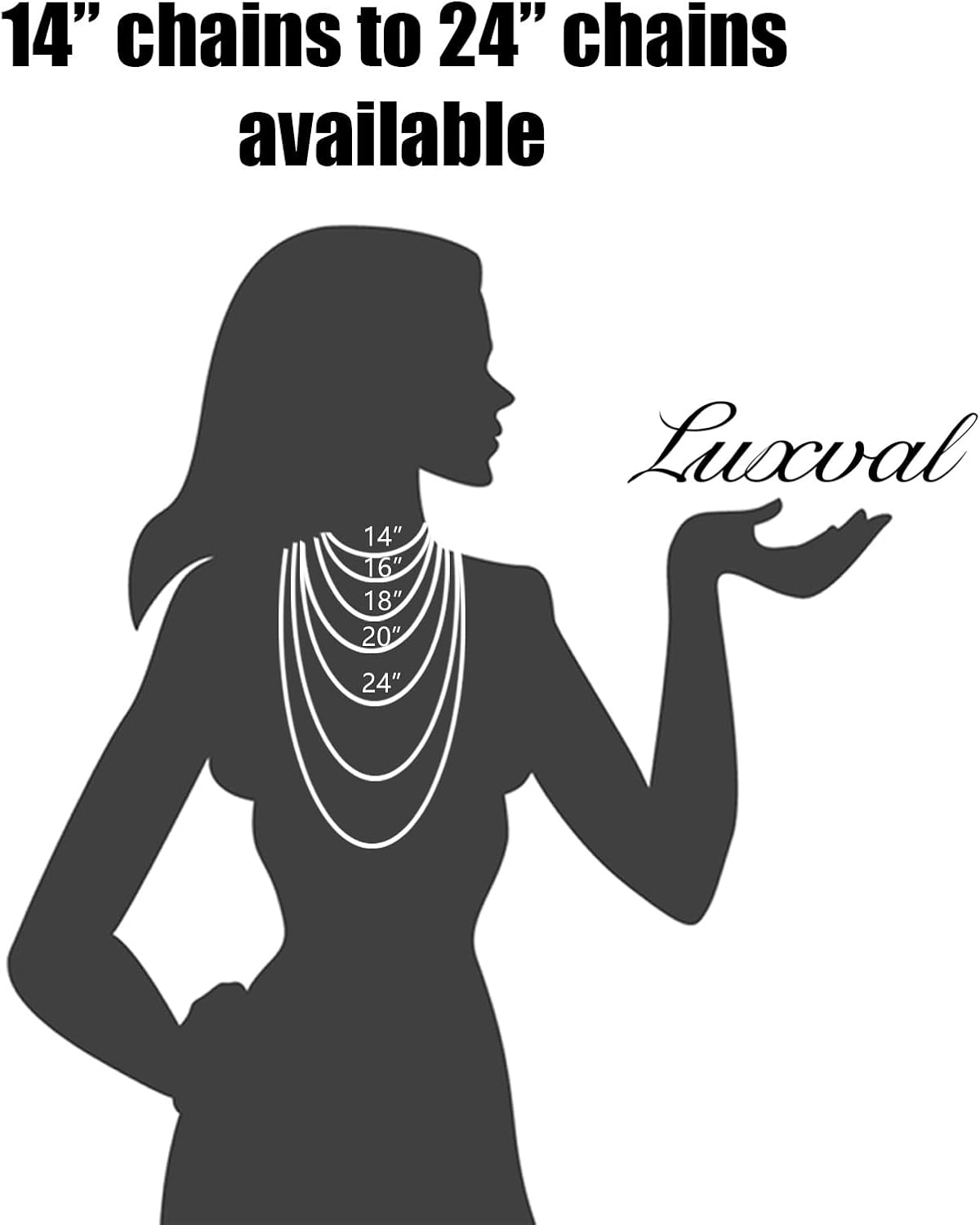 Luxval Cross Necklace for Women Dainty 14K Gold Plated/Sterling Silver Layered Cross Pendant Simple Cute Necklaces for Women Trendy Jewelry Gifts for Women