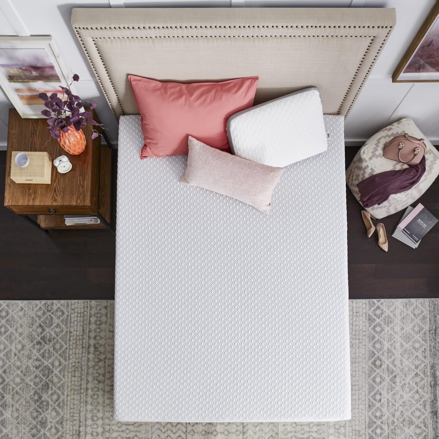 Sealy Cool  Clean 10 Memory Foam Bed in Box, Queen, White · v3