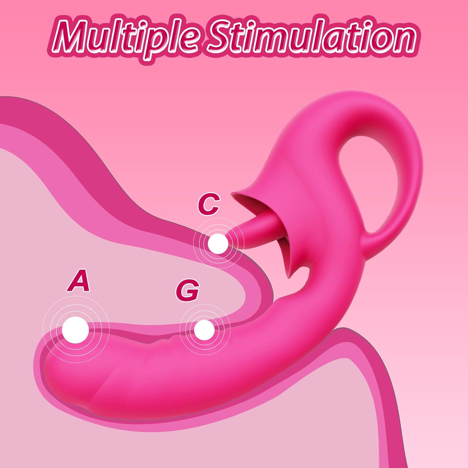 G-spot vibrator om clitoris te likken, realistische dildo, clitoralisstimulator voor vrouwen met 10 vibratiestanden om te likken, strapless voorbinddildo voor meervoudige stimulatie, seksspeeltjes voor volwassenen voor vrouwen