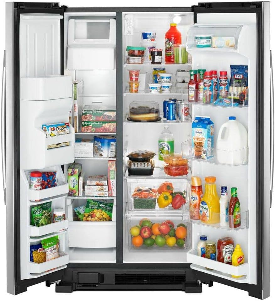 Amana ASI2575GRS 25 Cu. Ft. Stainless Steel Side-by-Side Refrigerator · v4