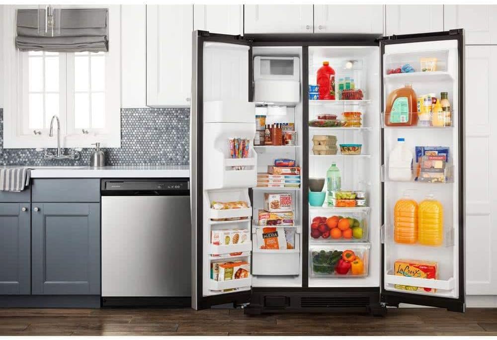 Amana ASI2575GRS 25 Cu. Ft. Stainless Steel Side-by-Side Refrigerator · v4