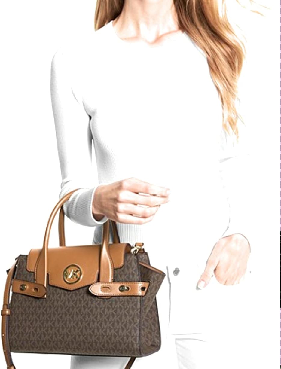 Michael Kors Carmen Colorblock Medium Flap Satchel · v2