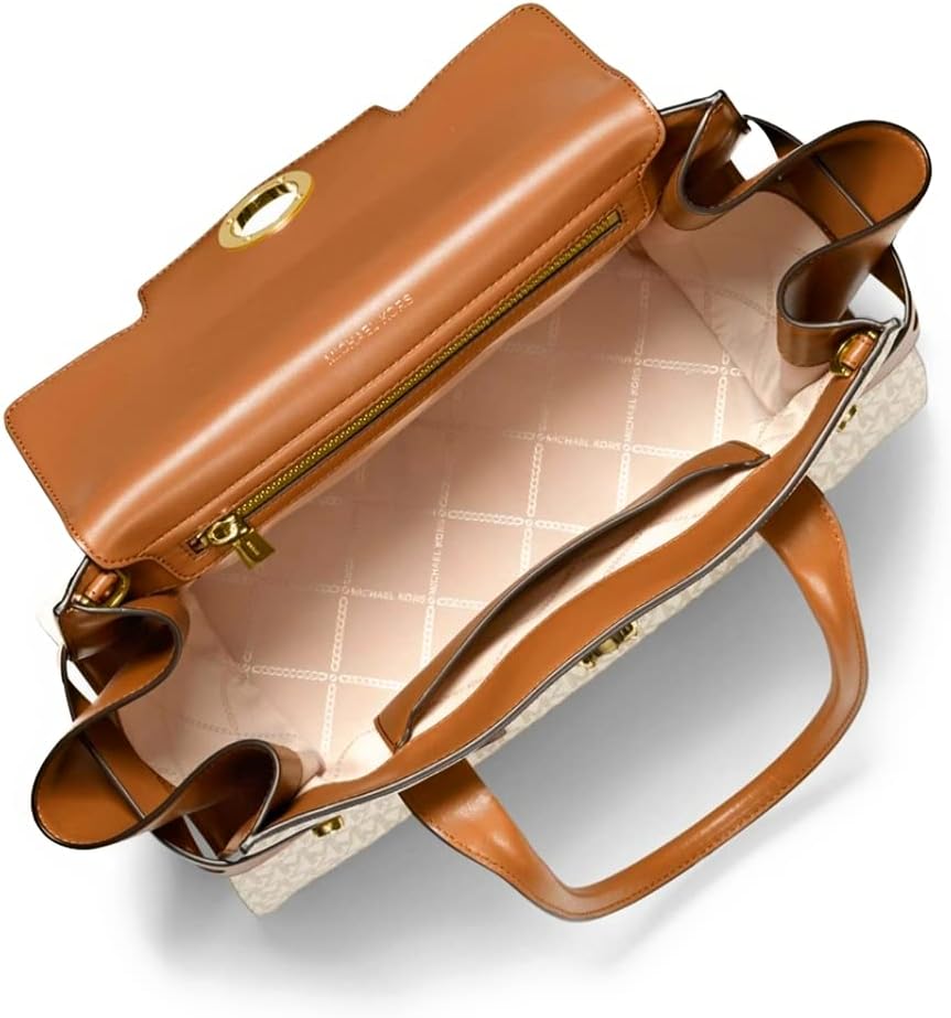 Michael Kors Carmen Colorblock Medium Flap Satchel · v2
