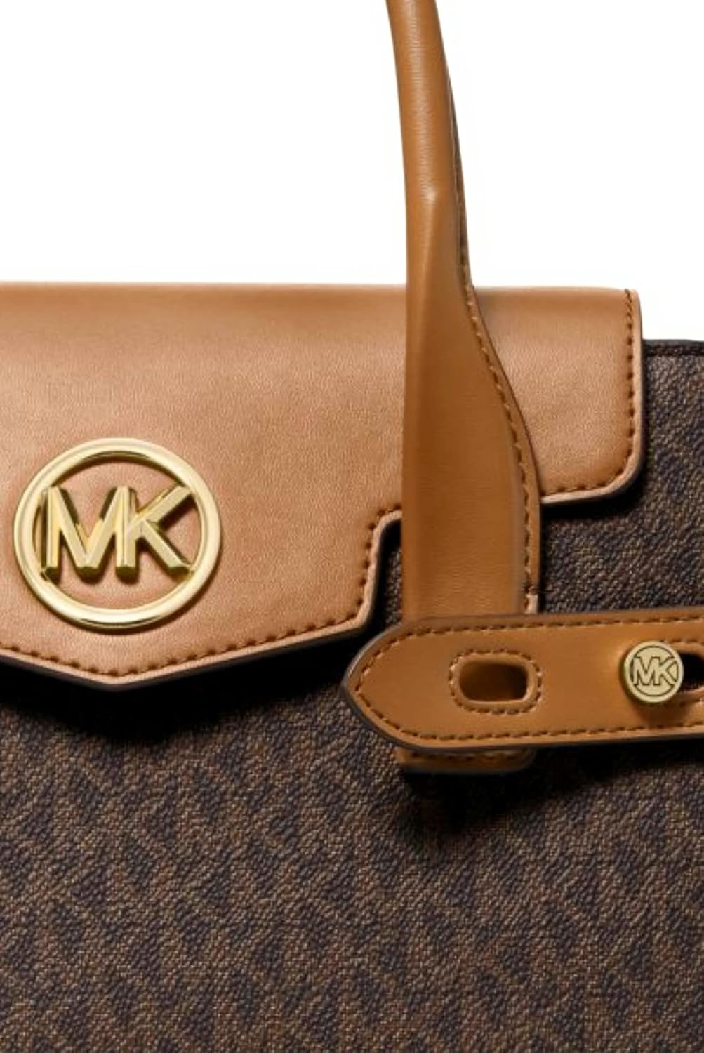Michael Kors Carmen Colorblock Medium Flap Satchel · v2