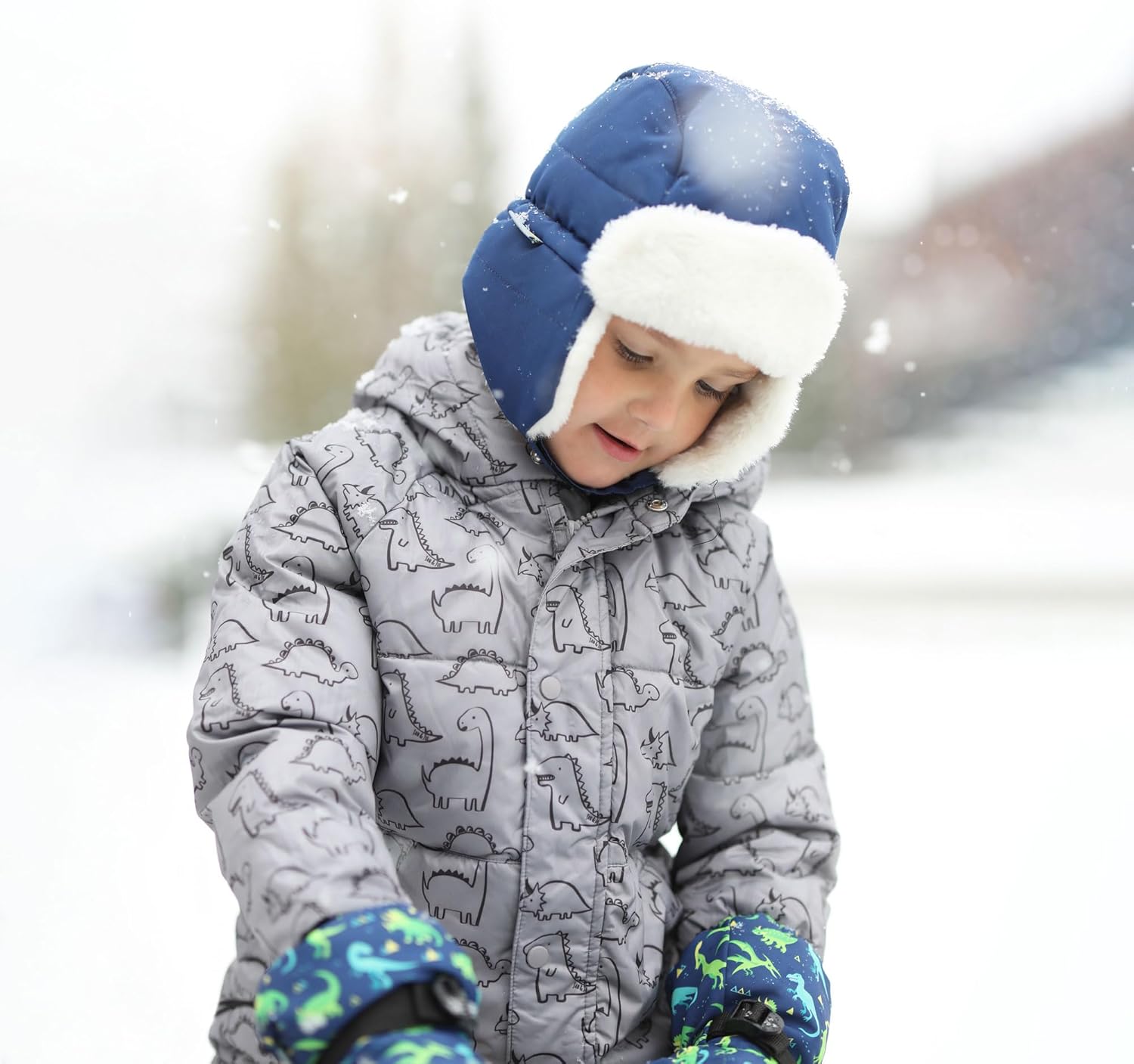 JAN  JUL Insulated Winter Coat, Sherpa Lined Cozy Jacket for Kids