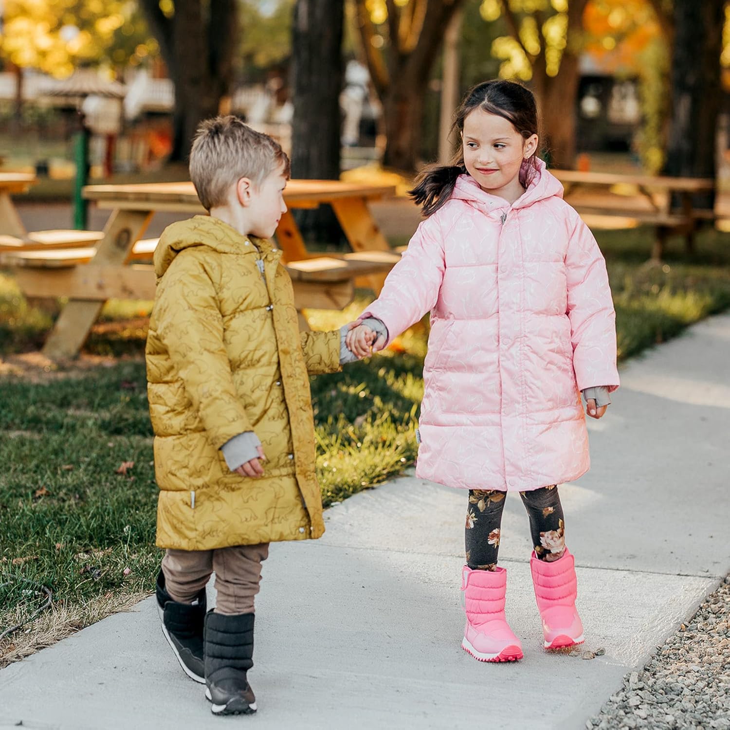 JAN  JUL Insulated Winter Coat, Sherpa Lined Cozy Jacket for Kids