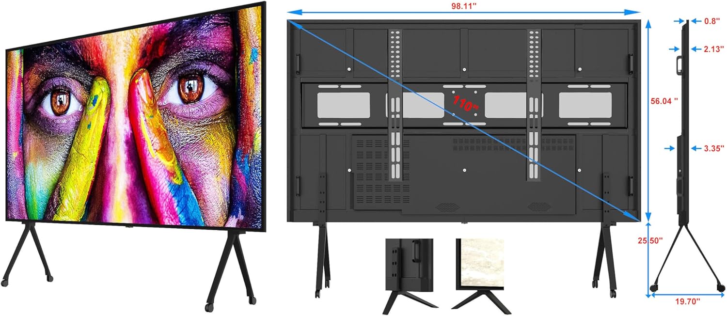 110 Inches Ultra HD TV, Ultra Large Screen Monitor 3840x2160 Pixel, Experience Various Kinds of Content with High-Performance Picture Quality · v2