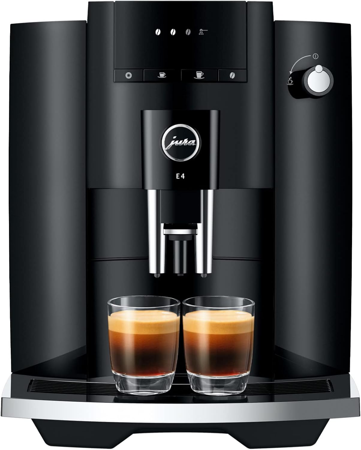 Jura E4 Automatic Coffee Machine (Piano Black) · v2