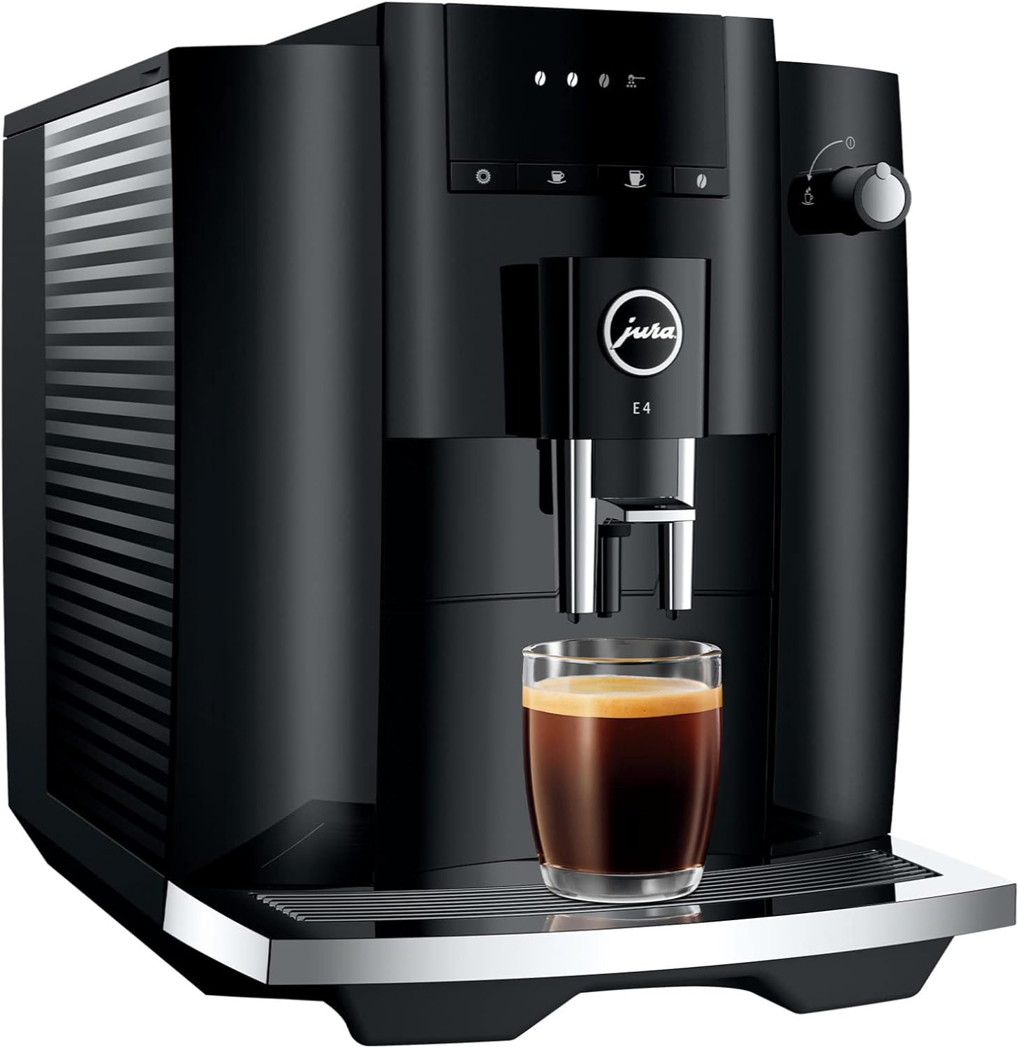 Jura E4 Automatic Coffee Machine (Piano Black) · v2