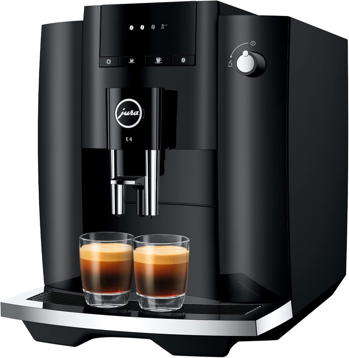 Jura E4 Automatic Coffee Machine (Piano Black) · v2