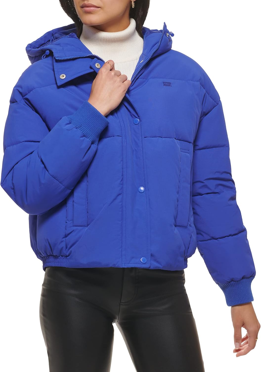 Levis Women's Cinch Waist Puffer Jacket